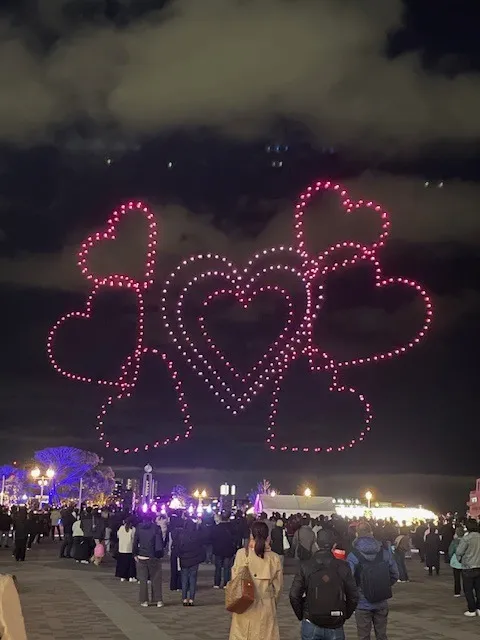 ホワイトデー☆ドローンショー☆最終日☆ハカイダーDJバージョン?!